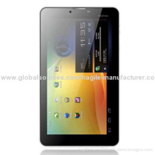 7-inch MTK8312 Dual-core Android 3G Tablet PC with FM/GPS/Bluetooth, 512RAMB, 4GB ROMNew